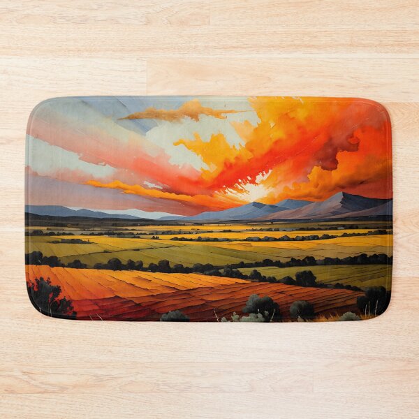 Item preview, Fields of Fire Beneath a Painted Sky designed and sold by olusion.