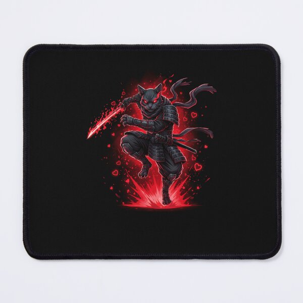 Item preview, Crimson Love Ninja Cat Japan designed and sold by yaginoie.