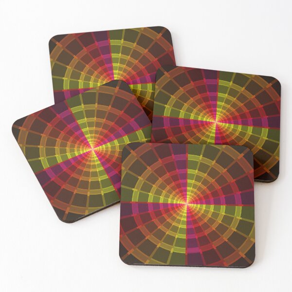 Item preview, Infinite Path, Geometric Abstraction, Red, Orange, Yellow, Abstract Art designed and sold by DDJust4U.