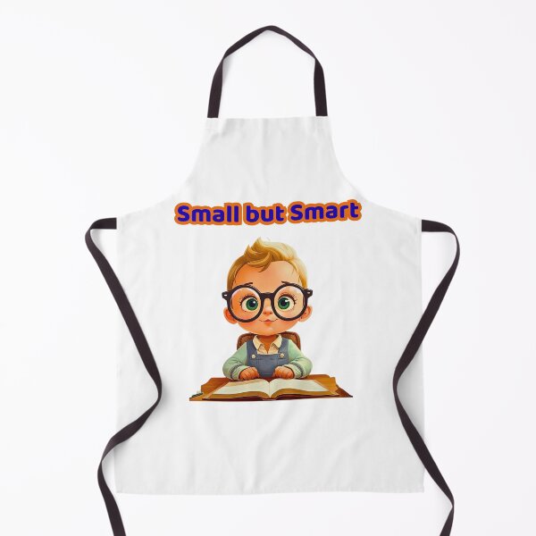 Item preview, Small but Smart – Cute Baby with Glasses Reading a Book designed and sold by AME Kids Designs.