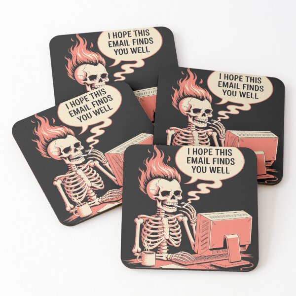 Item preview, You Got Mail I Hope This Mail Find You Well Skeleton designed and sold by Rackaam.