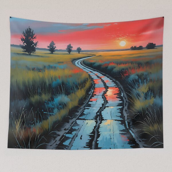 Item preview, A Quiet Road Toward the Setting Sun designed and sold by olusion.
