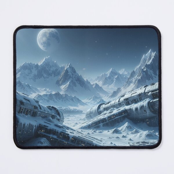 Item preview, Forgotten Echoes of a Frozen Outpost designed and sold by KYOFRAME.