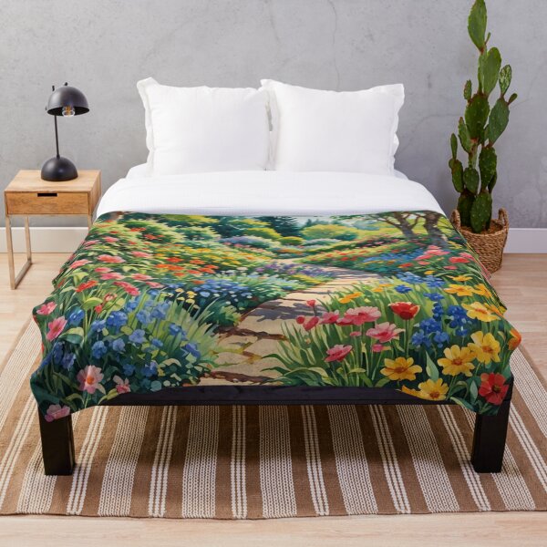 Item preview, Meadow Path of Endless Color designed and sold by LumAIere.com.