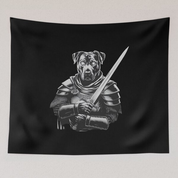 Item preview, rpg dog Epic RPG dog warrior designed and sold by Uglyandcute.