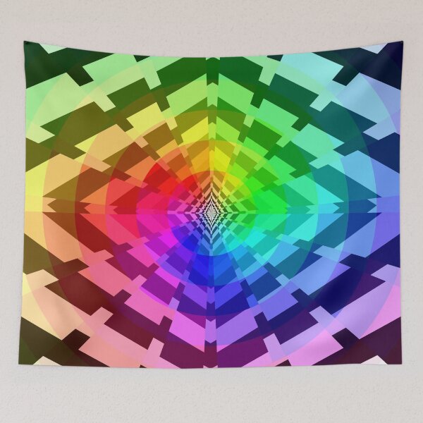 Item preview, Infinite Path, Geometric Abstraction, Colorful, Abstract Art designed and sold by DDJust4U.