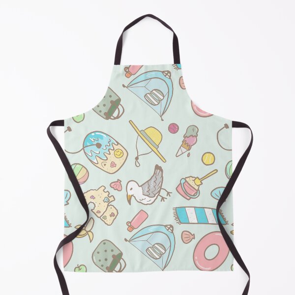 Item preview, Cute summer beach (sage) designed and sold by HarunaMcDesigns.