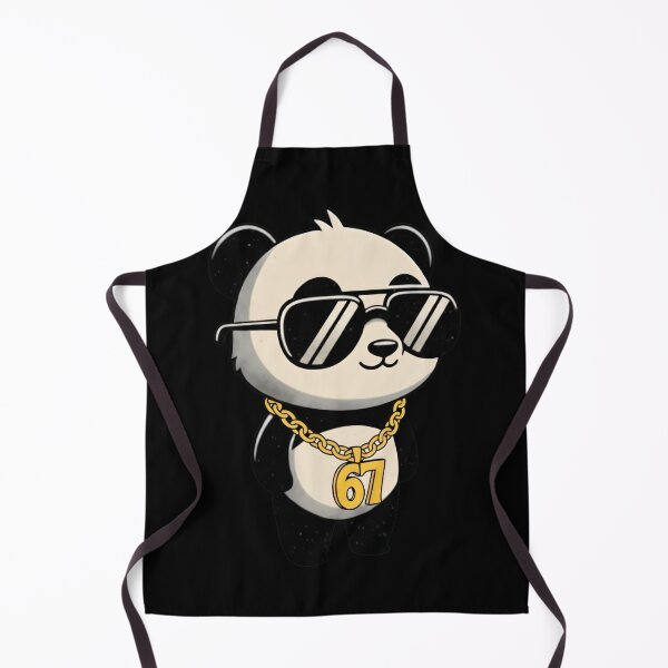Item preview, Cool Panda with Gold Chain & Shades 67 Six Seven Tee designed and sold by LashondaGreen89.