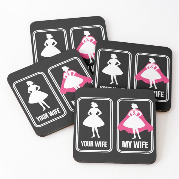 Item preview, Your Wife My Wife Husband Breast Cancer Awareness designed and sold by tkhrbika.
