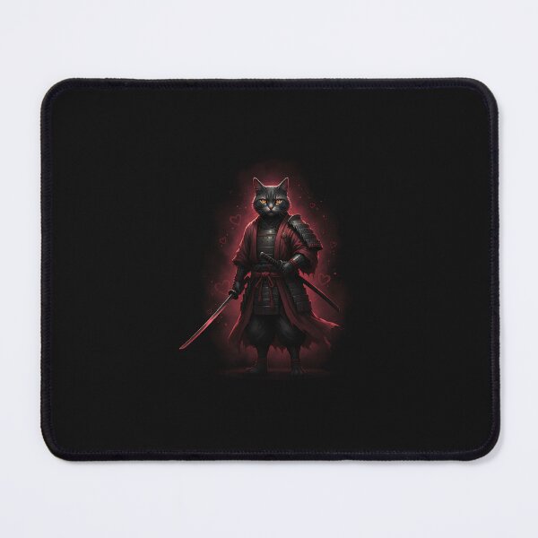 Item preview, Dark Love Samurai Cat Japan designed and sold by SWEET-TINAPAY.