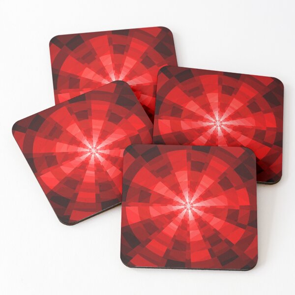 Item preview, Infinite Path, Geometric Abstraction, Red, Abstract Art designed and sold by DDJust4U.