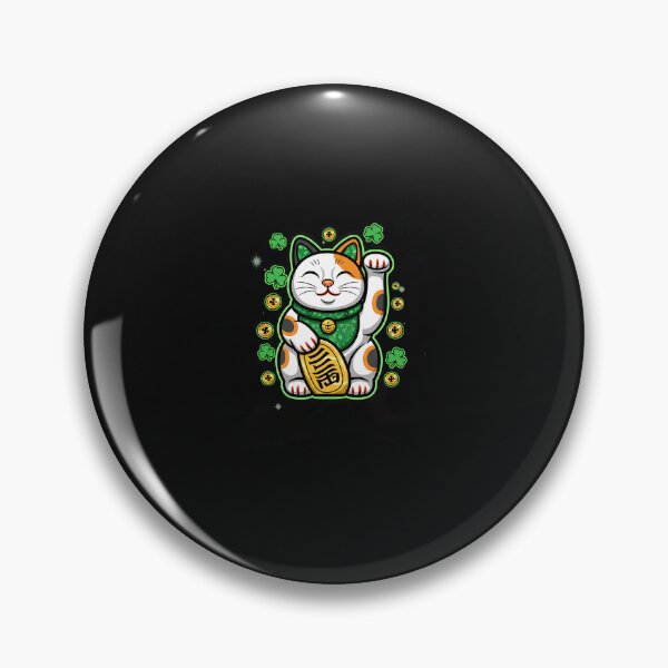 Item preview, Emerald Lucky Cat Japan designed and sold by SWEET-TINAPAY.