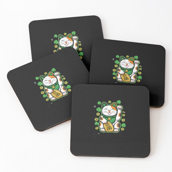 Item preview, Emerald Lucky Cat Japan designed and sold by SWEET-TINAPAY.