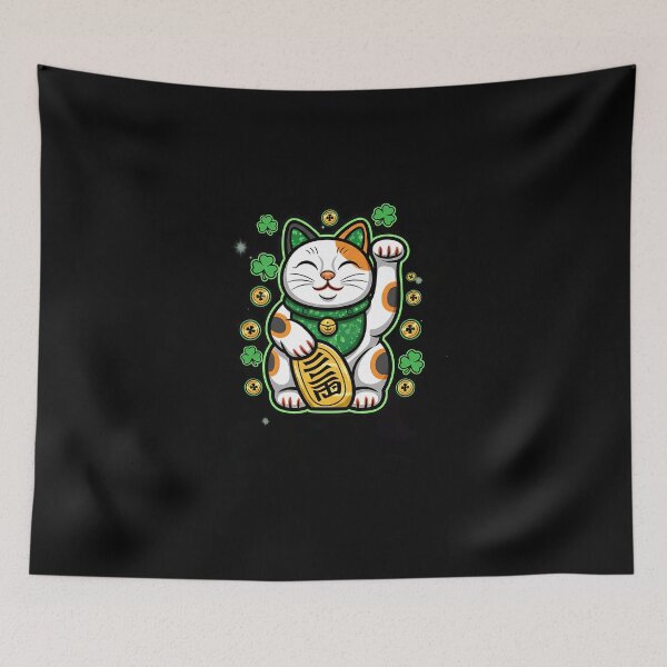 Item preview, Emerald Lucky Cat Japan designed and sold by SWEET-TINAPAY.
