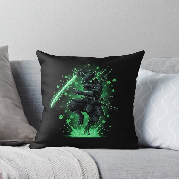 Item preview, Emerald Lucky Ninja Cat Japan designed and sold by SWEET-TINAPAY.