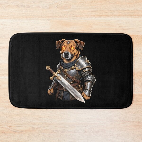 Item preview, rpg dog Epic RPG dog warrior designed and sold by Uglyandcute.