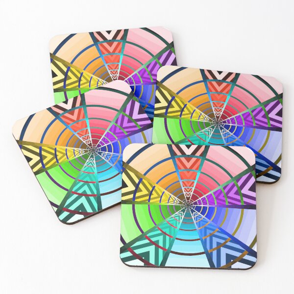 Item preview, Opposites Attract, Geometric Abstraction, Multi-Color, Abstract Art designed and sold by DDJust4U.