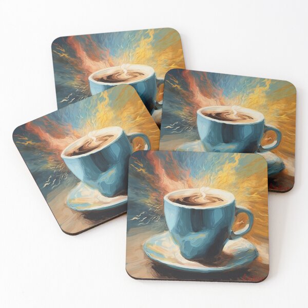 Item preview, "Coffee Cup Explosion: Energizing Break" designed and sold by Artisticanvas.