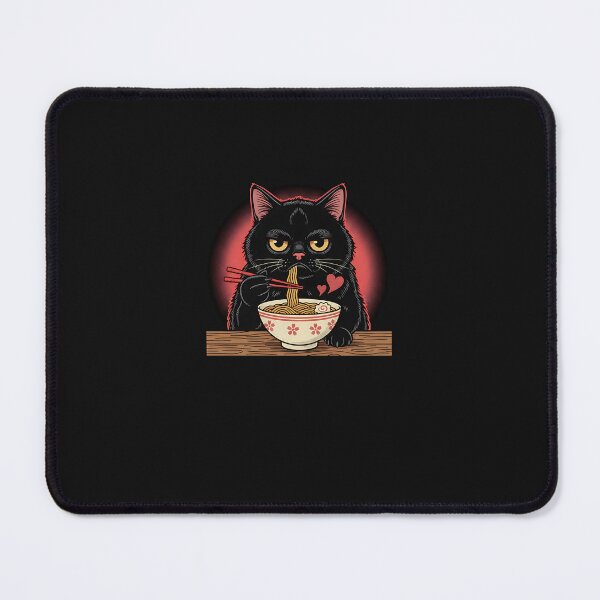 Item preview, Grumpy Ramen Love Cat designed and sold by SWEET-TINAPAY.