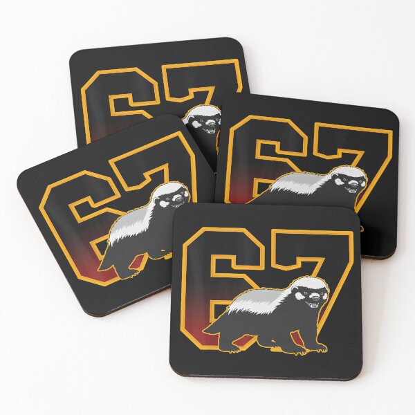 Item preview, Honey Badger 67 Six Seven Bold Sports Design designed and sold by LashondaGreen89.