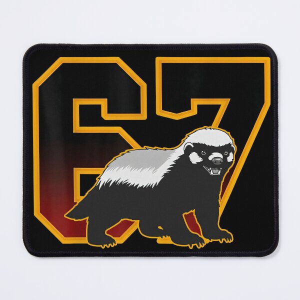 Item preview, Honey Badger 67 Six Seven Bold Sports Design designed and sold by LashondaGreen89.