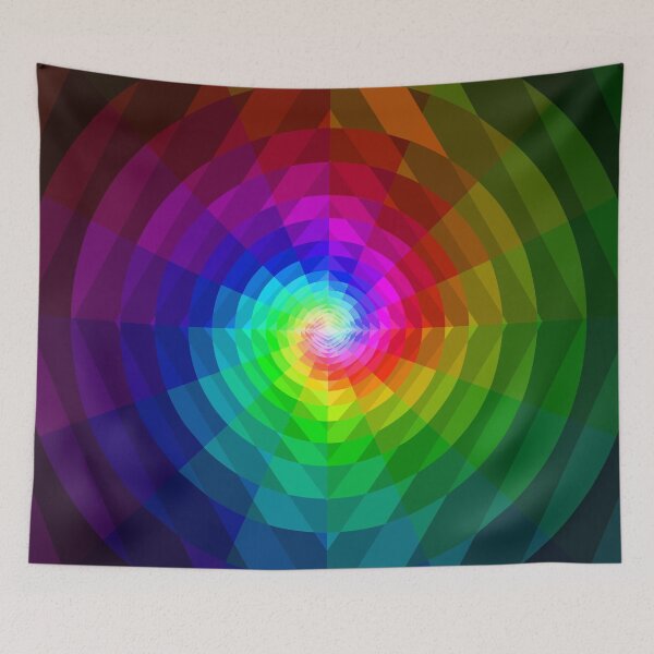 Item preview, Geometric Layout In Multi Color, Geometric Abstraction, Fibonacci, Abstract Art designed and sold by DDJust4U.