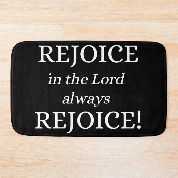 Item preview, White version of Rejoice! (2) designed and sold by LoveGraceValor.