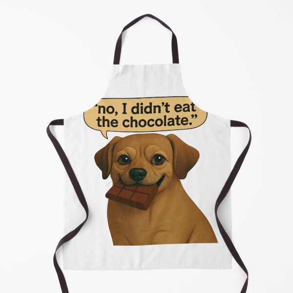 Item preview, dog Denies Eating Chocolate with Clear Evidence designed and sold by PluffyPanda.