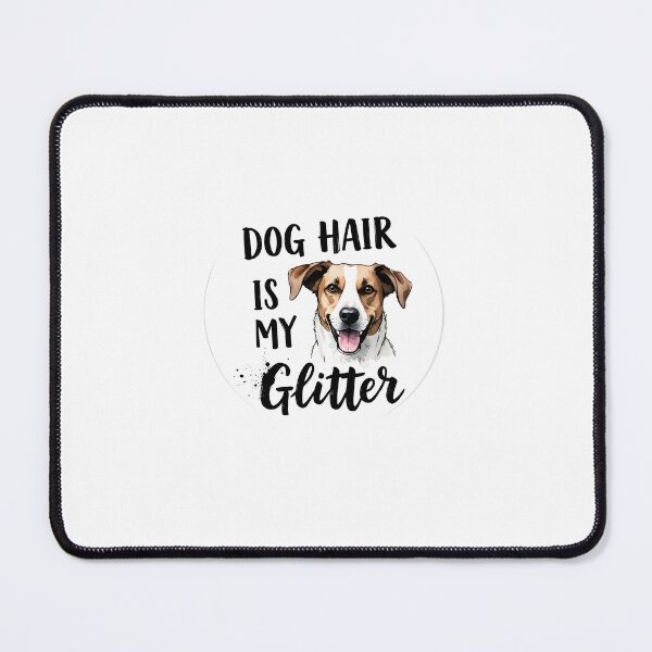 Item preview, Dog Hair Is My Glitter Sticker Sumi-e Ukiyo-e Watersplash ink Art designed and sold by blacksealstudio.