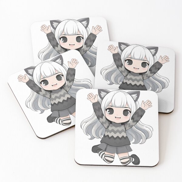 Item preview, Adorable Kawaii Cat Girl Character designed and sold by Silrom.