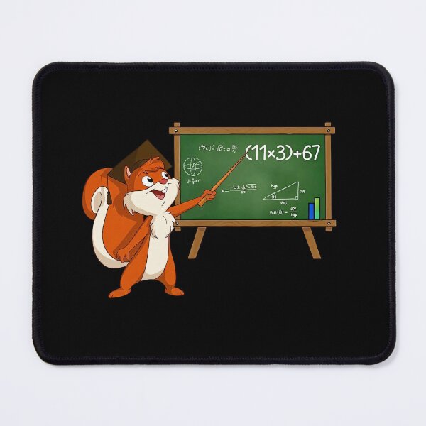 Item preview, Cute Professor Squirrel 67 Six Seven Teaching Math designed and sold by LashondaGreen89.