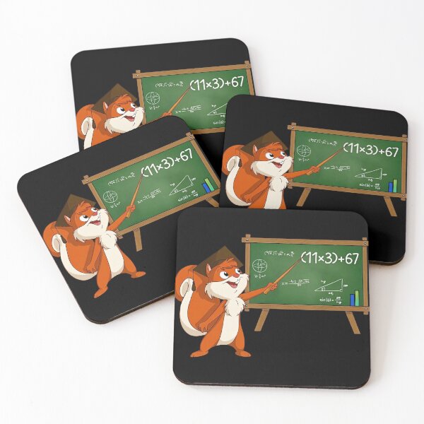 Item preview, Cute Professor Squirrel 67 Six Seven Teaching Math designed and sold by LashondaGreen89.