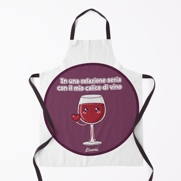 Item preview, In a Serious Relationship with Wine - Funny Single Quote designed and sold by Lixeria.