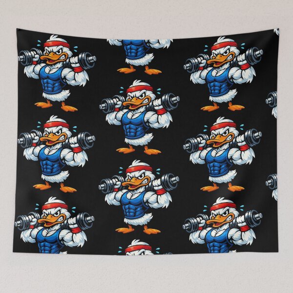 Item preview, Muscle Duck Gym Motivation designed and sold by TeeTimeTreasure.