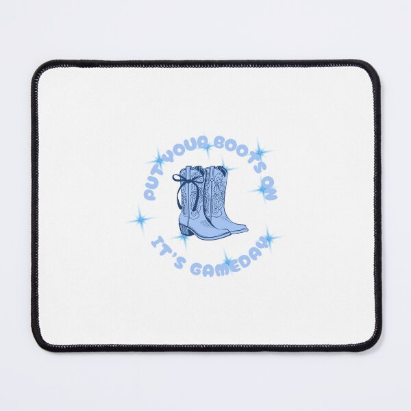 Item preview, Put Your Boots On It's Gameday (Powdered Blue) designed and sold by RosebudBoutique.