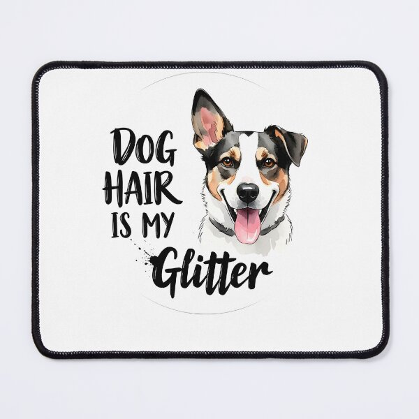 Item preview, Dog Hair Is My Glitter Sticker Sumi-e Ukiyo-e Watersplash ink Art designed and sold by blacksealstudio.
