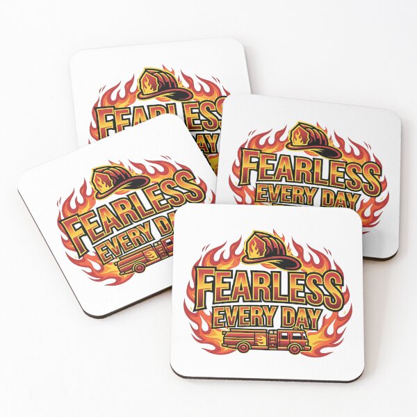 Item preview, Fearless Every Day – Firefighter Hero Tee designed and sold by Muzgle.