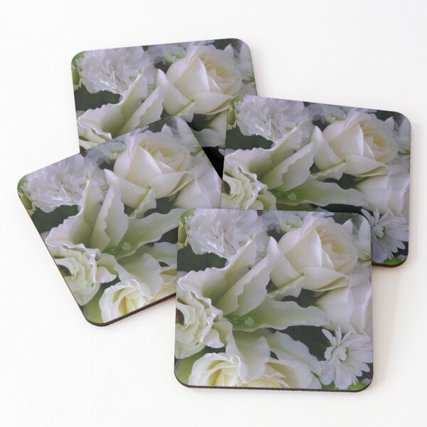 Item preview, White Flowers designed and sold by ikat1908.