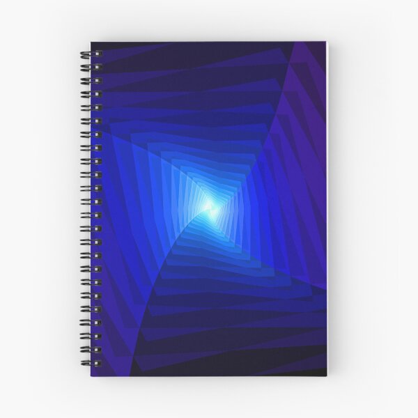 Item preview, Infinite Path, Geometric Abstraction, Blue, Op Art, Abstract Art designed and sold by DDJust4U.