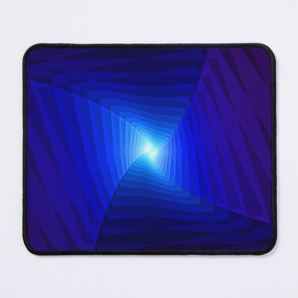 Item preview, Infinite Path, Geometric Abstraction, Blue, Op Art, Abstract Art designed and sold by DDJust4U.