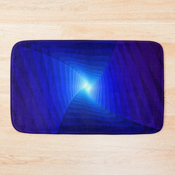 Item preview, Infinite Path, Geometric Abstraction, Blue, Op Art, Abstract Art designed and sold by DDJust4U.