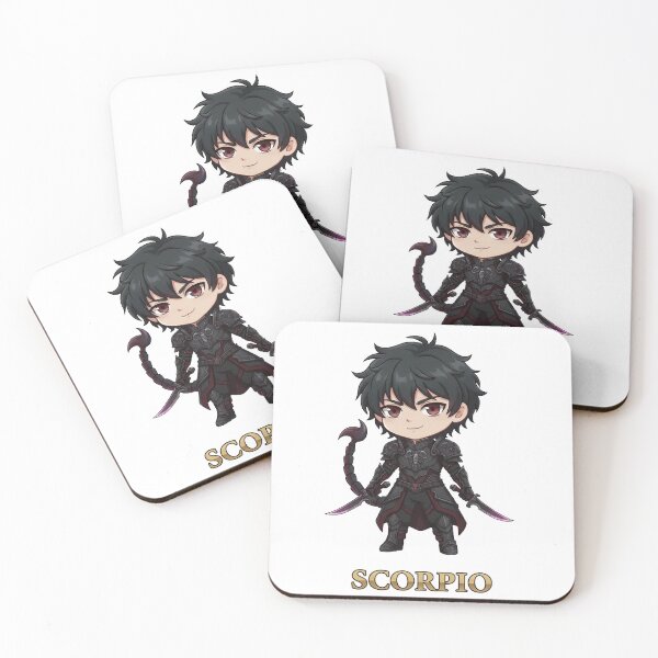 Item preview, Scorpio Zodiac Shadow Assassin - Cute Chibi Art designed and sold by WildWeave.