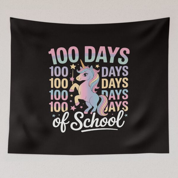 Item preview, 100 Days of School Unicorn Girls 100th Day of School Teacher designed and sold by RONALPARAD.