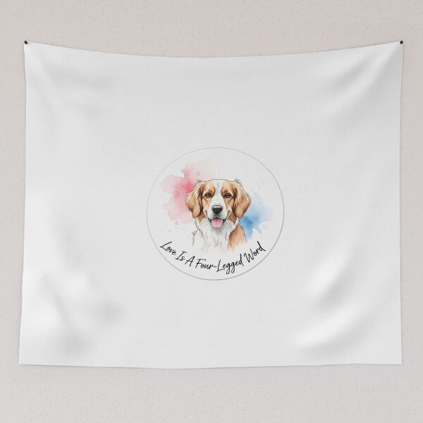 Item preview, Love for dogs Sticker Sumi-e Ukiyo-e Watersplash ink Art designed and sold by blacksealstudio.