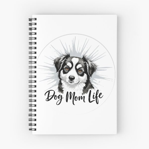 Item preview, Dog Mom Life Sticker Sumi-e Ukiyo-e Watersplash ink Art designed and sold by blacksealstudio.