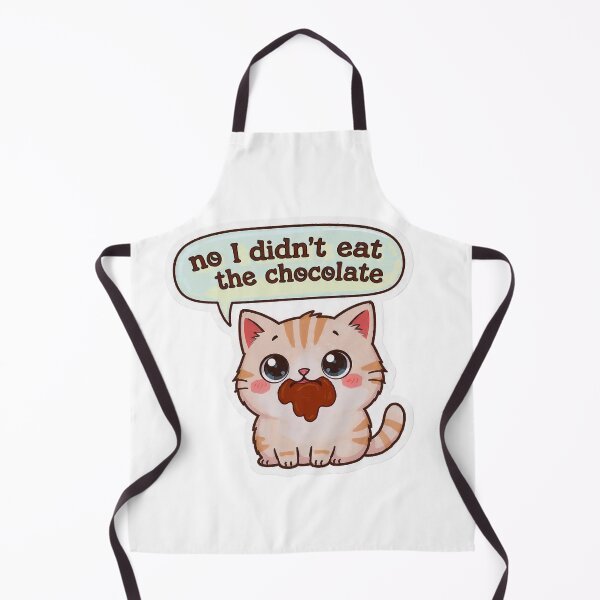 Item preview, Cute Cat Denies Eating Chocolate with Evidence designed and sold by PluffyPanda.