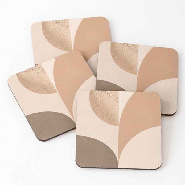Item preview, Earthy Equilibrium: Modern Minimalist Organic Curve Abstract designed and sold by Cozyartsss.