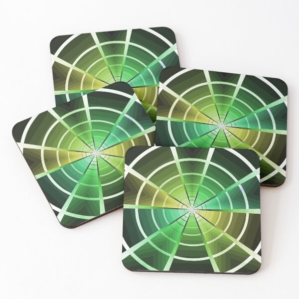 Item preview, Geometric Layout In Green and Yellow, Geometric Abstraction, Abstract Art designed and sold by DDJust4U.