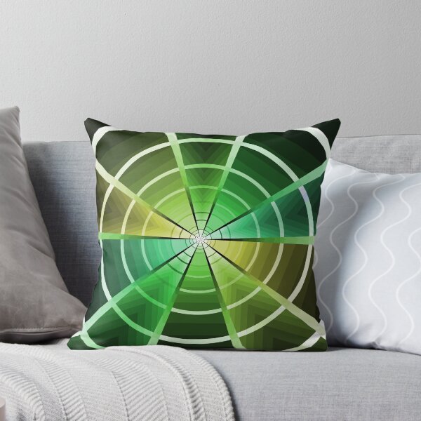 Item preview, Geometric Layout In Green and Yellow, Geometric Abstraction, Abstract Art designed and sold by DDJust4U.