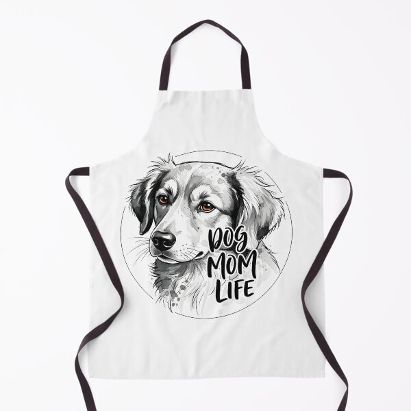 Item preview, Dog Mom Life Sticker Sumi-e Ukiyo-e Watersplash ink Art designed and sold by blacksealstudio.